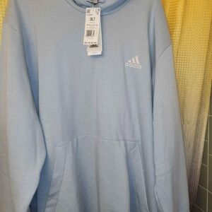 Adidas Men's Sky Blue Hoodie